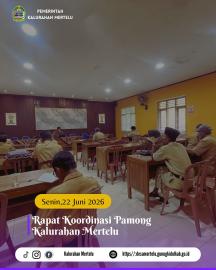 Rapat Koordinasi Pamong Kalurahan mertelu